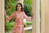 Women Peach Floral Printed Pintucks Kurta